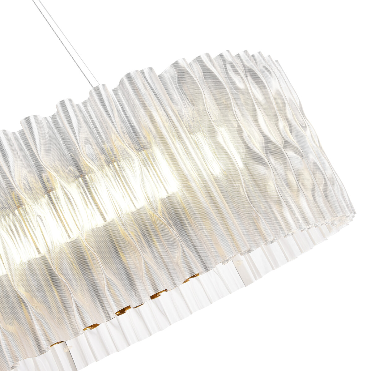 SL6012.203.01 Светильник подвесной ST-Luce Золотистый/Прозрачный LED 1*64W НАЗАРЕ — изображение 4