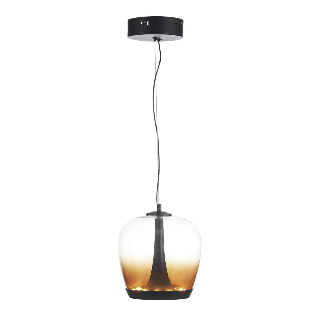 SL6014.413.01 Светильник подвесной ST-Luce Черный/Коричневый, Черный LED 1*17W 3000K РИПЛ — изображение 4