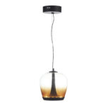 SL6014.413.01 Светильник подвесной ST-Luce Черный/Коричневый, Черный LED 1*17W 3000K РИПЛ — изображение 4