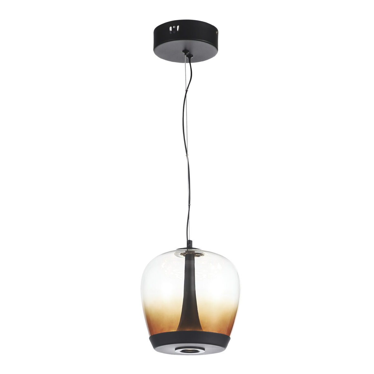 SL6014.413.01 Светильник подвесной ST-Luce Черный/Коричневый, Черный LED 1*17W 3000K РИПЛ — изображение 5