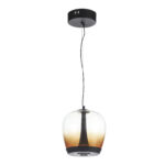 SL6014.413.01 Светильник подвесной ST-Luce Черный/Коричневый, Черный LED 1*17W 3000K РИПЛ — изображение 5