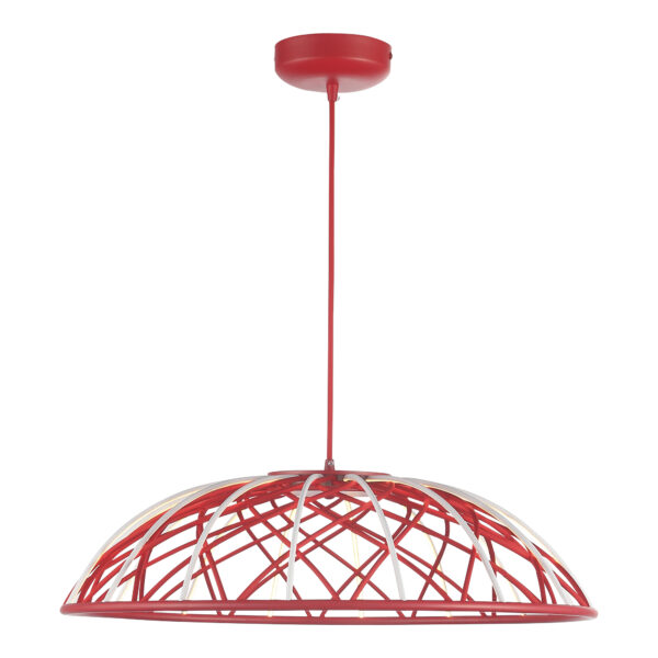 SL6016.603.01 Светильник подвесной ST-Luce Красный/Красный LED 1*20W 3000K БАУНД