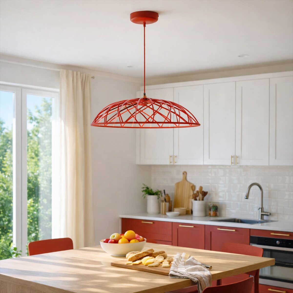 SL6016.603.01 Светильник подвесной ST-Luce Красный/Красный LED 1*20W 3000K БАУНД — изображение 10