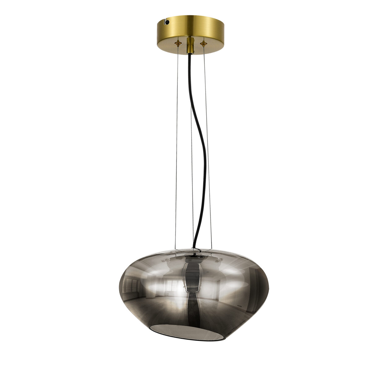 SL6019.303.01 Светильник подвесной ST-Luce Латунь/Дымчатый, Белый LED 1*10W 3000K ФОРЕЙ — изображение 2