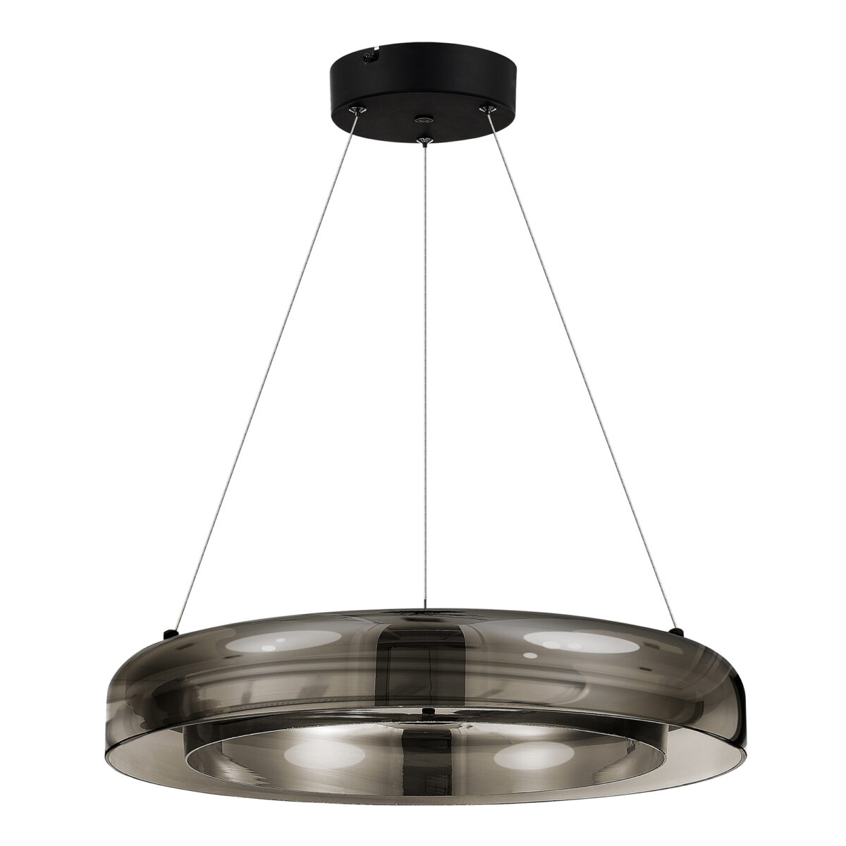 SL6019.333.01 Светильник подвесной ST-Luce Черный/Дымчатый, Белый LED 1*36W 3000K ФОРЕЙ — изображение 2