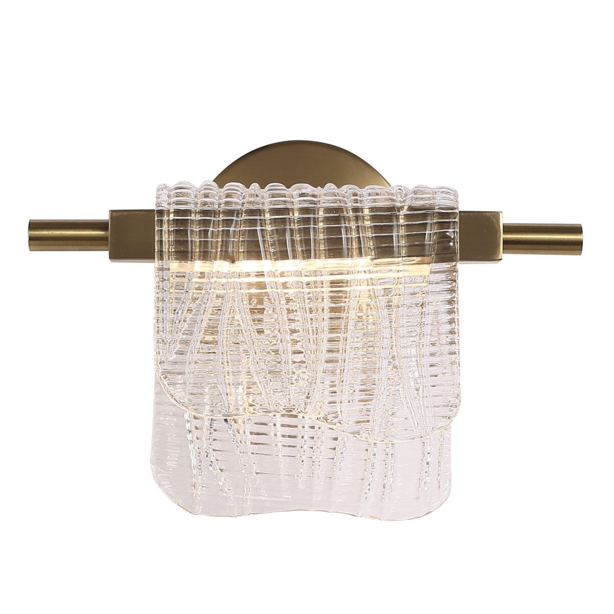 SL6021.201.06 Светильник настенный ST-Luce золотистый/прозрачный LED 1*6W 3000K ВУАЛЬ — изображение 4