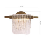 SL6021.201.06 Светильник настенный ST-Luce золотистый/прозрачный LED 1*6W 3000K ВУАЛЬ — изображение 7