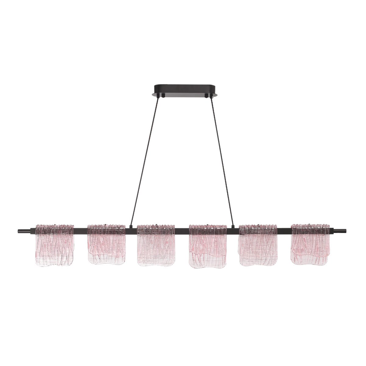 SL6021.403.36 Светильник подвесной ST-Luce черный/розовый LED 1*36W 3000K ВУАЛЬ — изображение 1