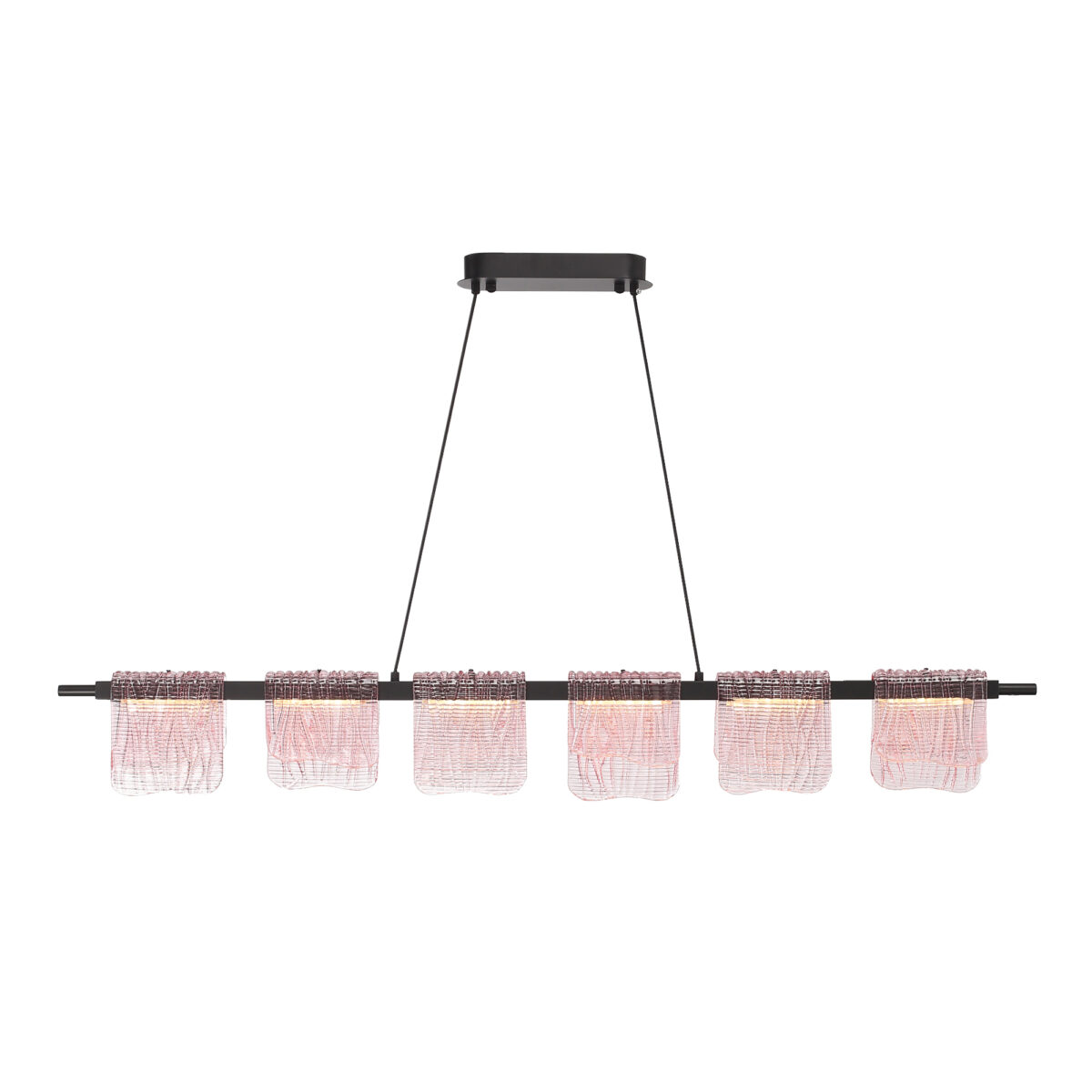 SL6021.403.36 Светильник подвесной ST-Luce черный/розовый LED 1*36W 3000K ВУАЛЬ — изображение 4