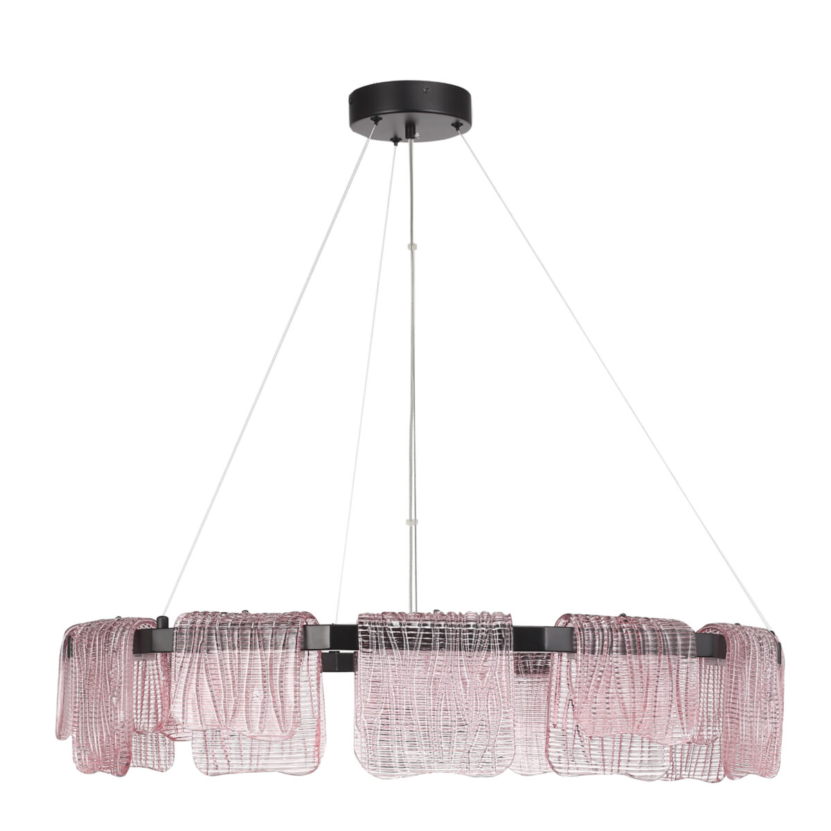 SL6021.403.66_01W SL6021.403.66 Светильник подвесной ST-Luce черный/розовый LED 1*66W 3000K ВУАЛЬ — изображение 1