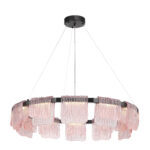 SL6021.403.66 Светильник подвесной ST-Luce черный/розовый LED 1*66W 3000K ВУАЛЬ — изображение 2