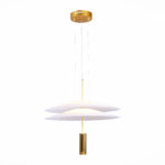 SL6101.203.01 Люстра подвесная ST-Luce Золотистый/Белый LED 1*10W 3000K ИСОЛА