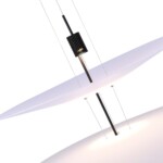 в наличии SL6101.423.01 Люстра подвесная ST-Luce Черный/Белый LED 1*15W 3000K ИСОЛА - купить в интернет-магазине Светильники Торг