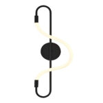 SL6102.401.10 Светильник настенный ST-Luce Черный/Белый LED 1*10W 3000K САГРАТО