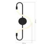 SL6102.401.10 Светильник настенный ST-Luce Черный/Белый LED 1*10W 3000K САГРАТО — изображение 3