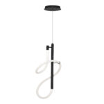 SL6102.403.16 Светильник подвесной ST-Luce Черный/Белый LED 1*16W 3000K САГРАТО — изображение 2