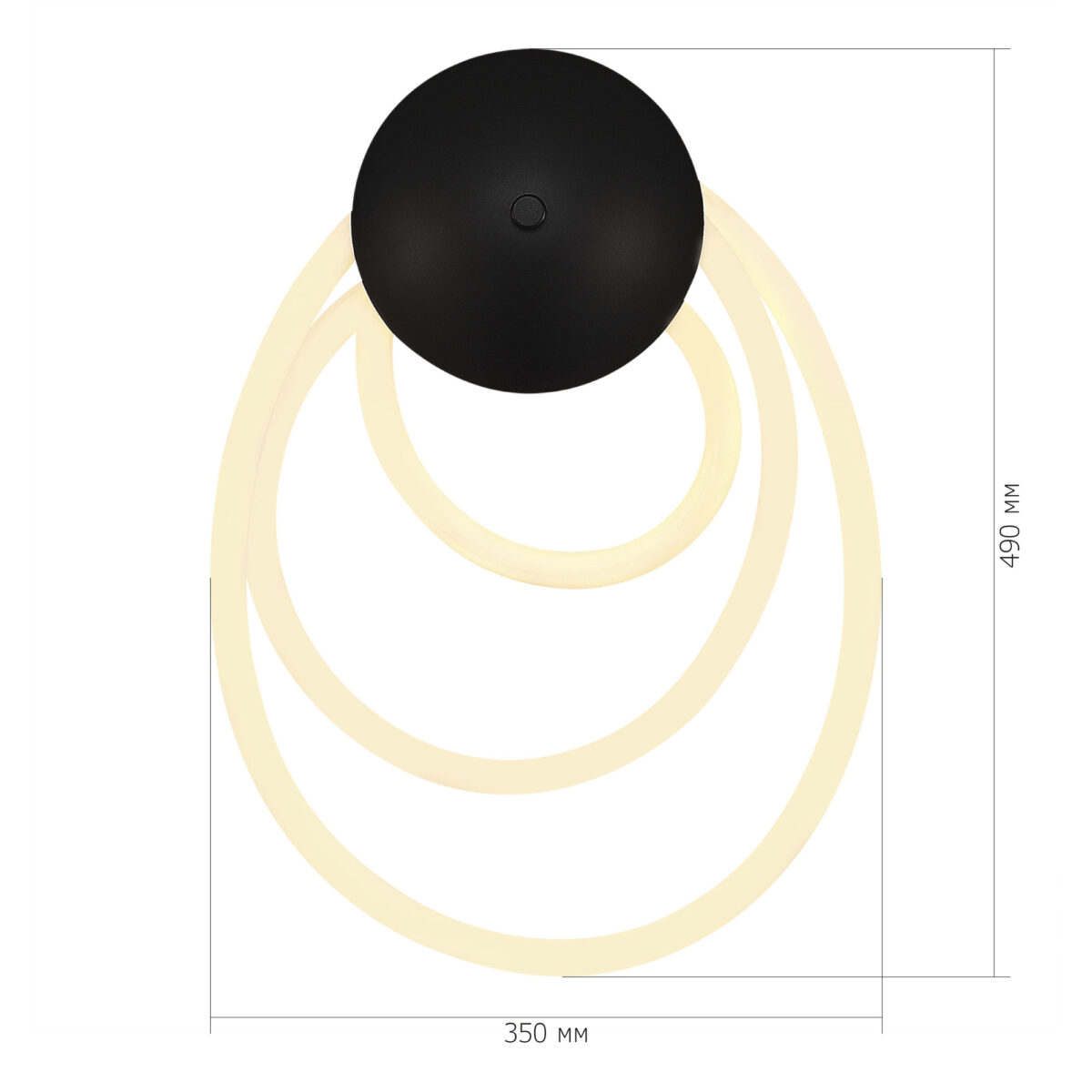 SL6102.411.30 Светильник настенный ST-Luce Черный/Белый LED 1*30W 3000K САГРАТО — изображение 3