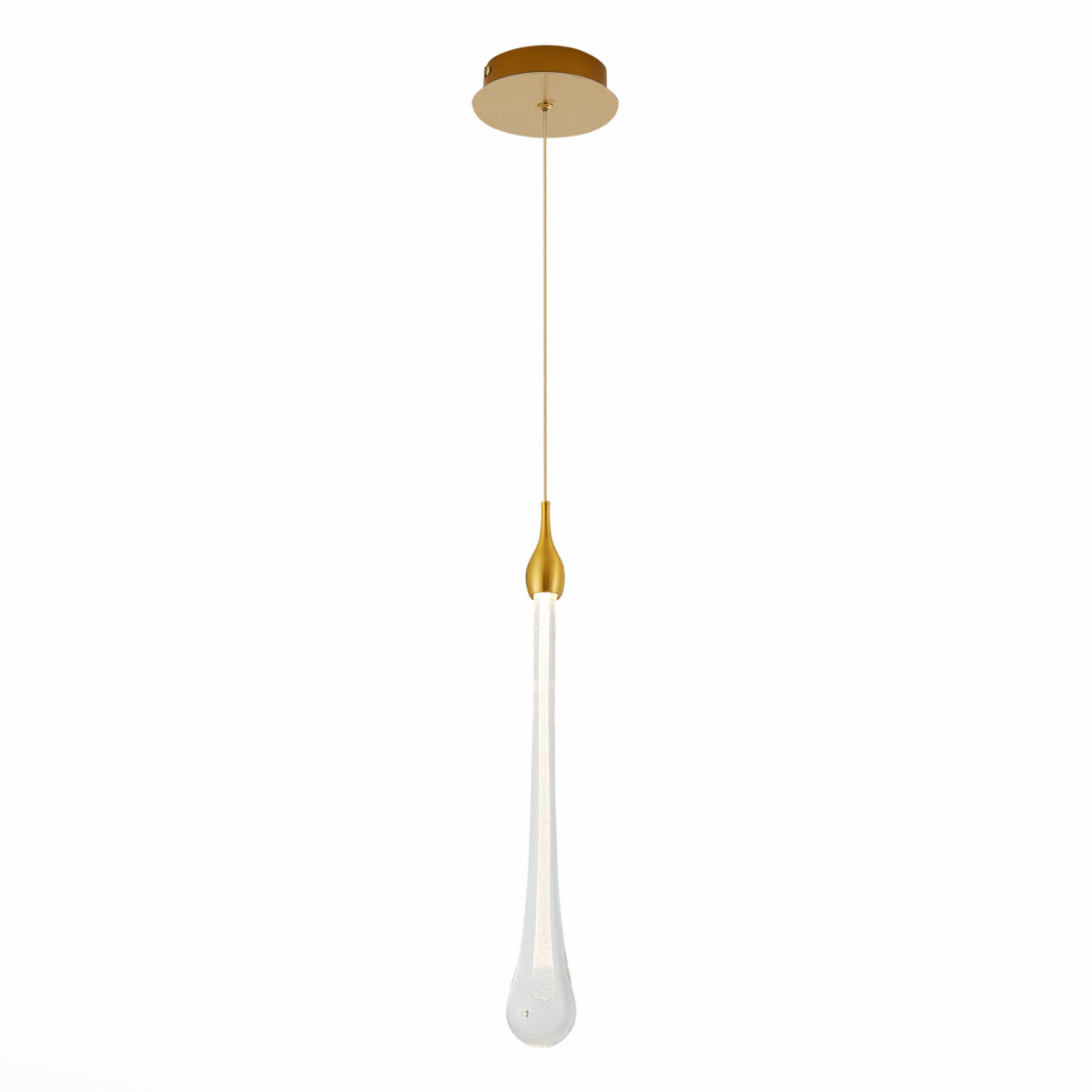 SL6103.203.01 Подвес ST-Luce Золотистый/Прозрачный LED 1*3W 4000K ФАЭНЦА — изображение 1
