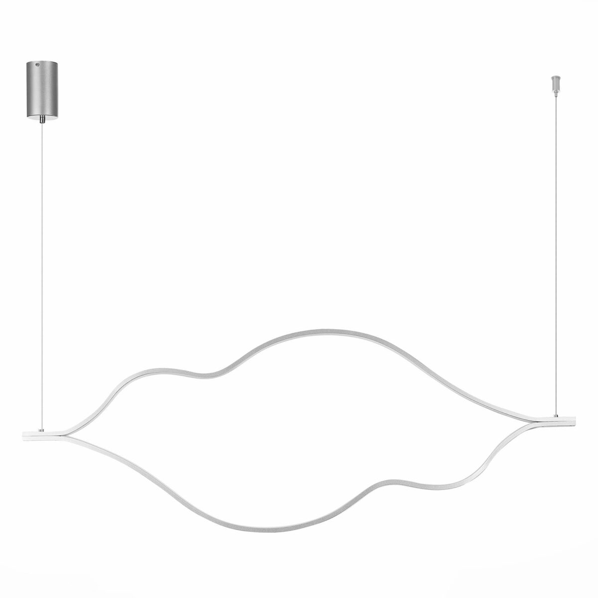 SL6106.103.65 Светильник подвесной ST-Luce Никель/Белый LED 1*65W 4000K КОРТИЛЕ — изображение 1