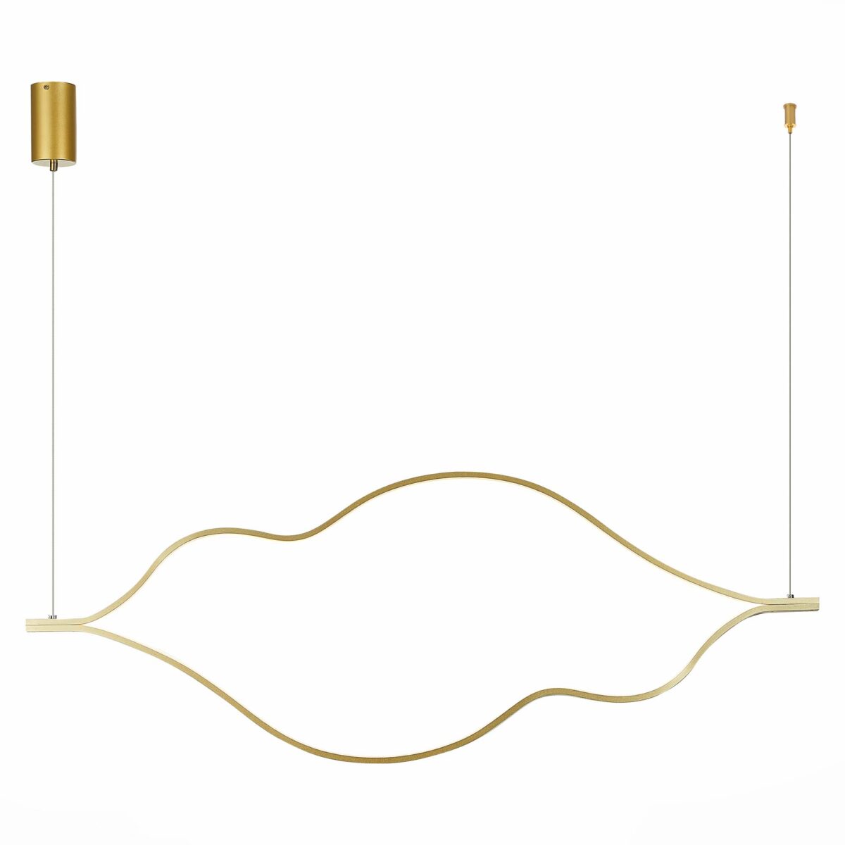 SL6106.203.45 Светильник подвесной ST-Luce Золотистый/Белый LED 1*45W 4000K КОРТИЛЕ — изображение 1