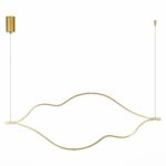 SL6106.203.45 Светильник подвесной ST-Luce Золотистый/Белый LED 1*45W 4000K КОРТИЛЕ