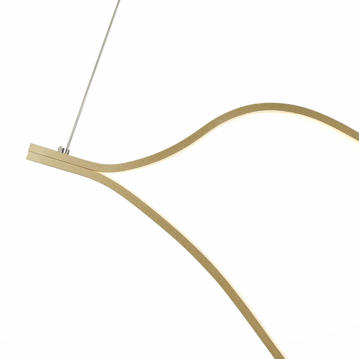 SL6106.203.45 Светильник подвесной ST-Luce Золотистый/Белый LED 1*45W 4000K КОРТИЛЕ — изображение 3