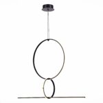 SL6113.433.01 Светильник подвесной ST-Luce Черный LED 1*50W 3000K ГАЙА