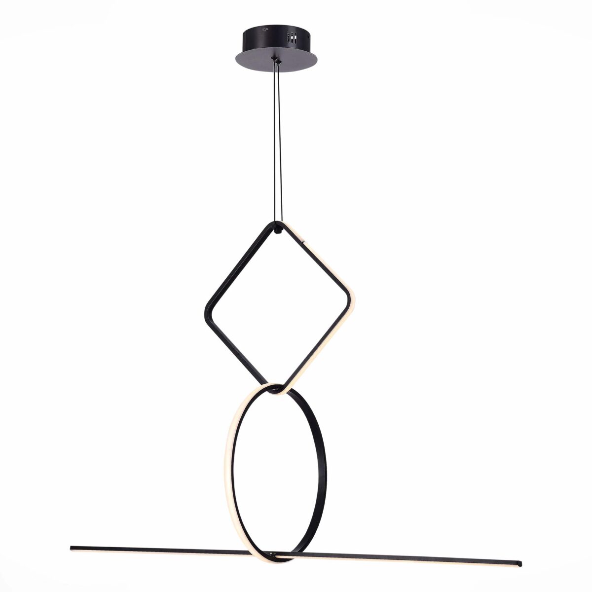 SL6113.453.01 Светильник подвесной ST-Luce Черный LED 1*50W 3000K ГАЙА — изображение 1