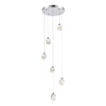 SL6114.103.06 Светильник подвесной ST-Luce Хром/Прозрачный LED 6*3W 3000K КАСКАТО