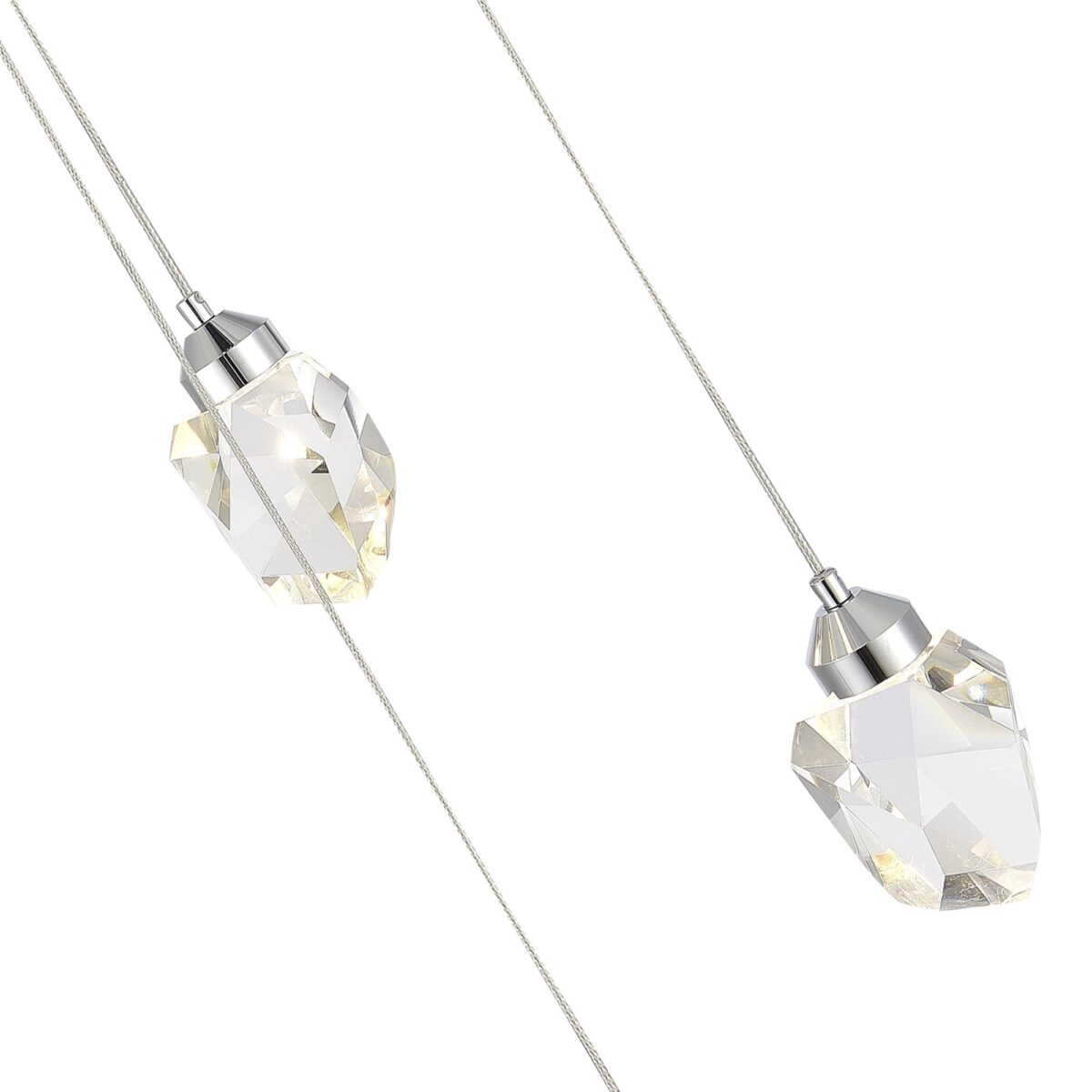 SL6114.103.06 Светильник подвесной ST-Luce Хром/Прозрачный LED 6*3W 3000K КАСКАТО — изображение 3