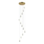 SL6114.203.12 Светильник подвесной ST-Luce Золотистый/Прозрачный LED 12*3W 3000K КАСКАТО — изображение 2