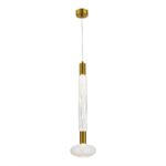 SL6117.213.02 Светильник подвесной ST-Luce Латунь/Золотой, Прозрачный LED 2*3W 3000K ТАККЕ