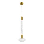 SL6117.213.02 Светильник подвесной ST-Luce Латунь/Золотой, Прозрачный LED 2*3W 3000K ТАККЕ — изображение 2