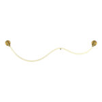 SL6118.301.01 Светильник настенный ST-Luce Латунь/Белый LED 1*20W 4000K МАРЛОУ