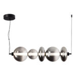 SL6119.413.40 Светильник подвесной ST-Luce Черный/Дымчато-Серый LED 1*40W 3000K ПЕРЛИНА