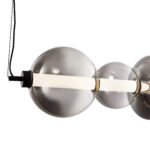 SL6119.413.40 Светильник подвесной ST-Luce Черный/Дымчато-Серый LED 1*40W 3000K ПЕРЛИНА — изображение 4