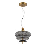 в наличии SL6122.303.01 Светильник подвесной ST-Luce Латунь/Латунь, Дымчатый LED 1*8W 3000K ОРИЕНТАЛЬ - купить в интернет-магазине Светильники Торг