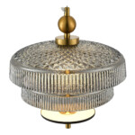 в наличии SL6122.303.01 Светильник подвесной ST-Luce Латунь/Латунь, Дымчатый LED 1*8W 3000K ОРИЕНТАЛЬ - купить в интернет-магазине Светильники Торг