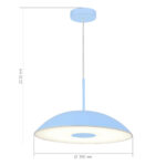SL6128.703.01 Светильник подвесной ST-Luce Голубой/Голубой LED 1*24W 3000K ЛИДИА — изображение 5