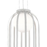 SL6129.503.01 Светильник подвесной ST-Luce Белый/Белый E27 1*60W НОРДИК — изображение 3