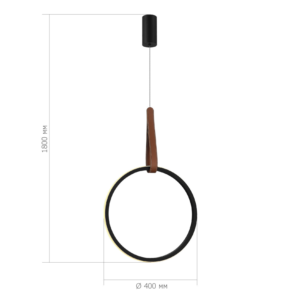 SL6131.403.20 Светильник подвесной ST-Luce Черный/Черный, Терракотовый LED 1*20W 4000K ШЕЙП — изображение 4