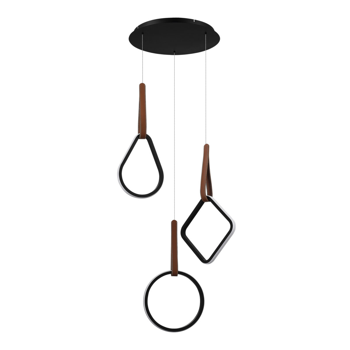 SL6131.403.36 Светильник подвесной ST-Luce Черный/Черный, Терракотовый LED 1*36W 4000K ШЕЙП — изображение 2