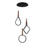 SL6131.403.36 Светильник подвесной ST-Luce Черный/Черный, Терракотовый LED 1*36W 4000K ШЕЙП — изображение 2