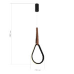 SL6131.413.12 Светильник подвесной ST-Luce Черный/Черный, Терракотовый LED 1*12W 4000K ШЕЙП — изображение 4