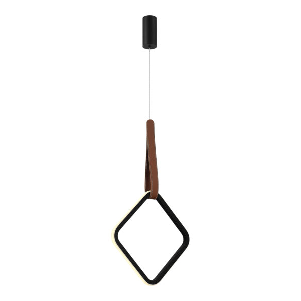 SL6131.423.12 Светильник подвесной ST-Luce Черный/Черный, Терракотовый LED 1*12W 4000K ШЕЙП