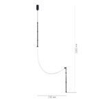 SL6132.401.20 Светильник настенно-потолочный ST-Luce Черный/Белый LED 1*20W 3000K СЛЕЙТ — изображение 2