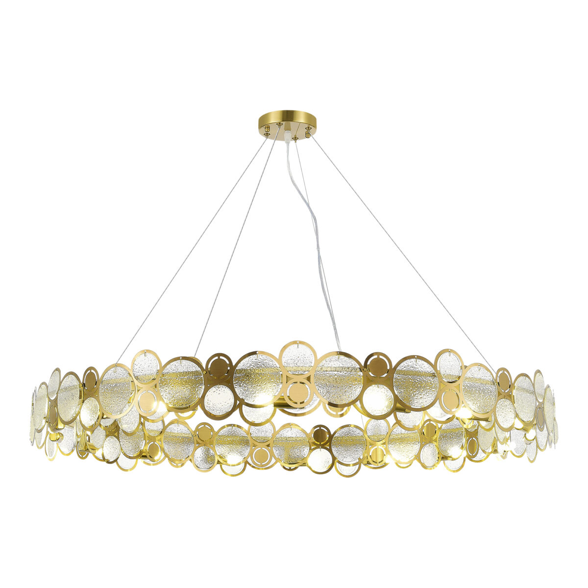 SL6133.303.16 Светильник подвесной ST-Luce Латунь/Прозрачный G9 16*5W 4000K СВОТЧ — изображение 1