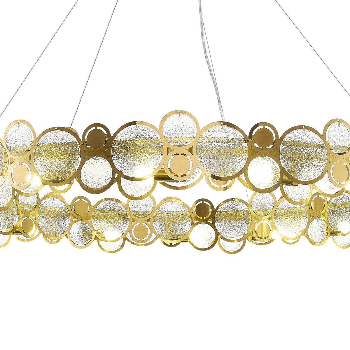 SL6133.303.16 Светильник подвесной ST-Luce Латунь/Прозрачный G9 16*5W 4000K СВОТЧ — изображение 3