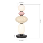 SL6134.404.01 Прикроватная лампа ST-Luce черный/розовый, желтый, опаловый LED 1*16W 3000K ФЛОРЕНТИНИ — изображение 4