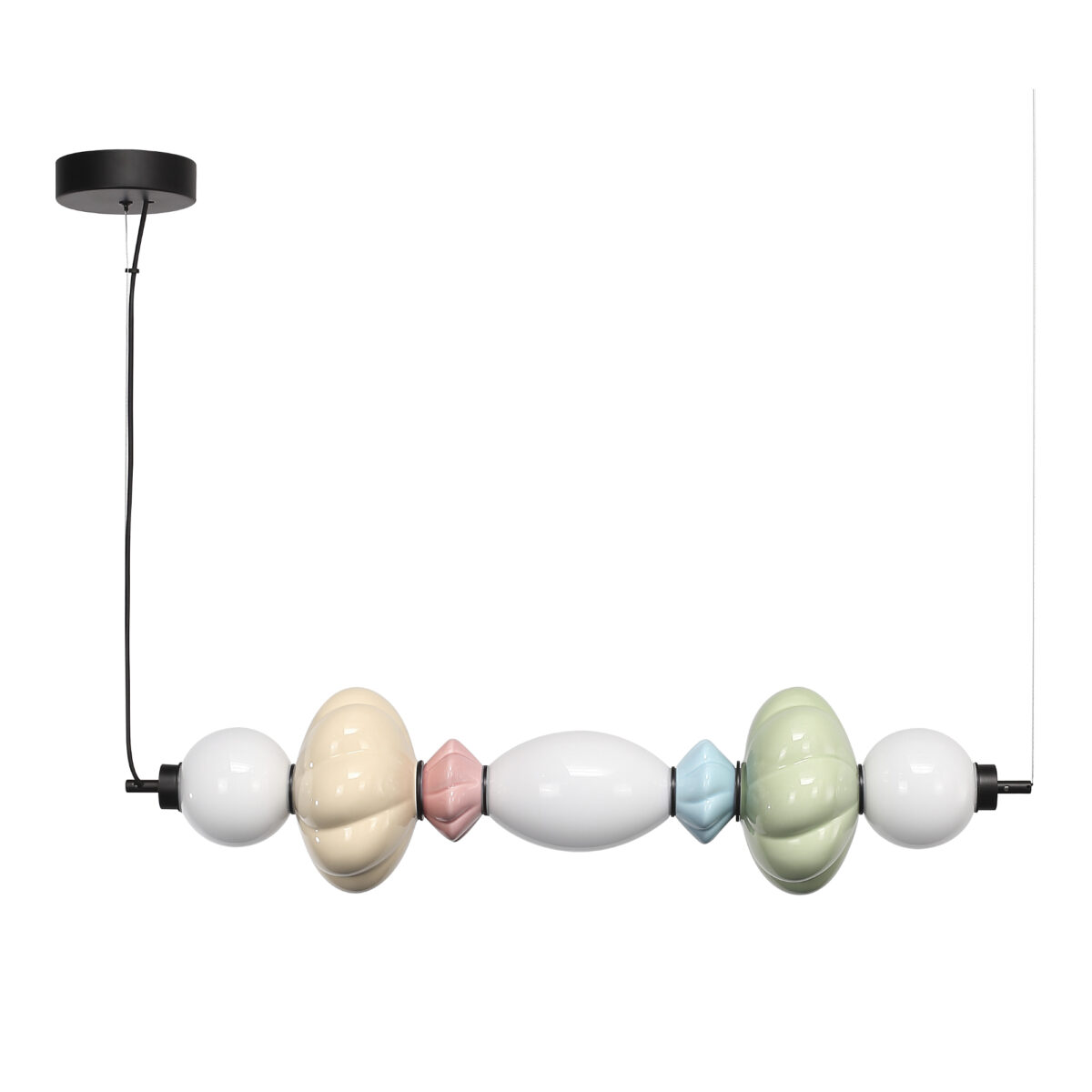 SL6134.443.01 Светильник подвесной ST-Luce черный/зеленый, розовый, желтый, синий, опаловый LED 1*24 ФЛОРЕНТИНИ — изображение 2